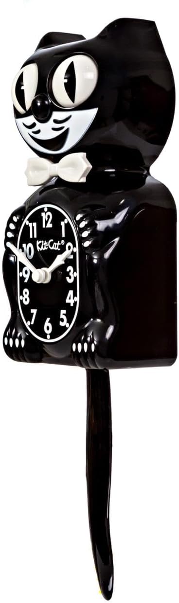 Classic Black Cat Wall Clock