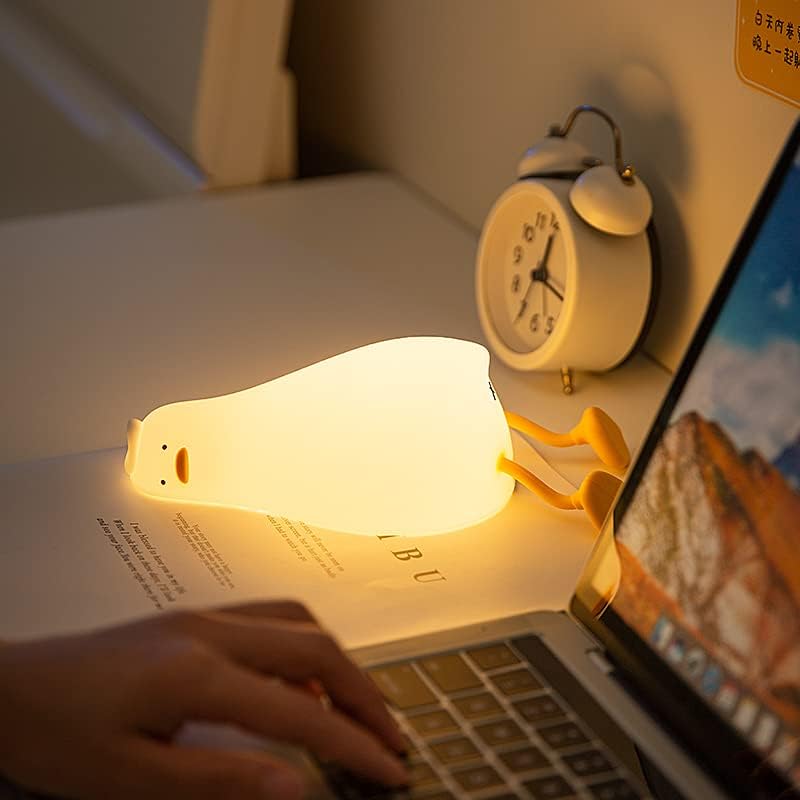 Duck-Shaped Silicone Night Light