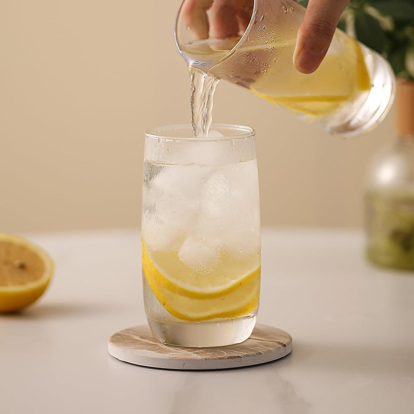 Absorbent Ceramic Coasters Set