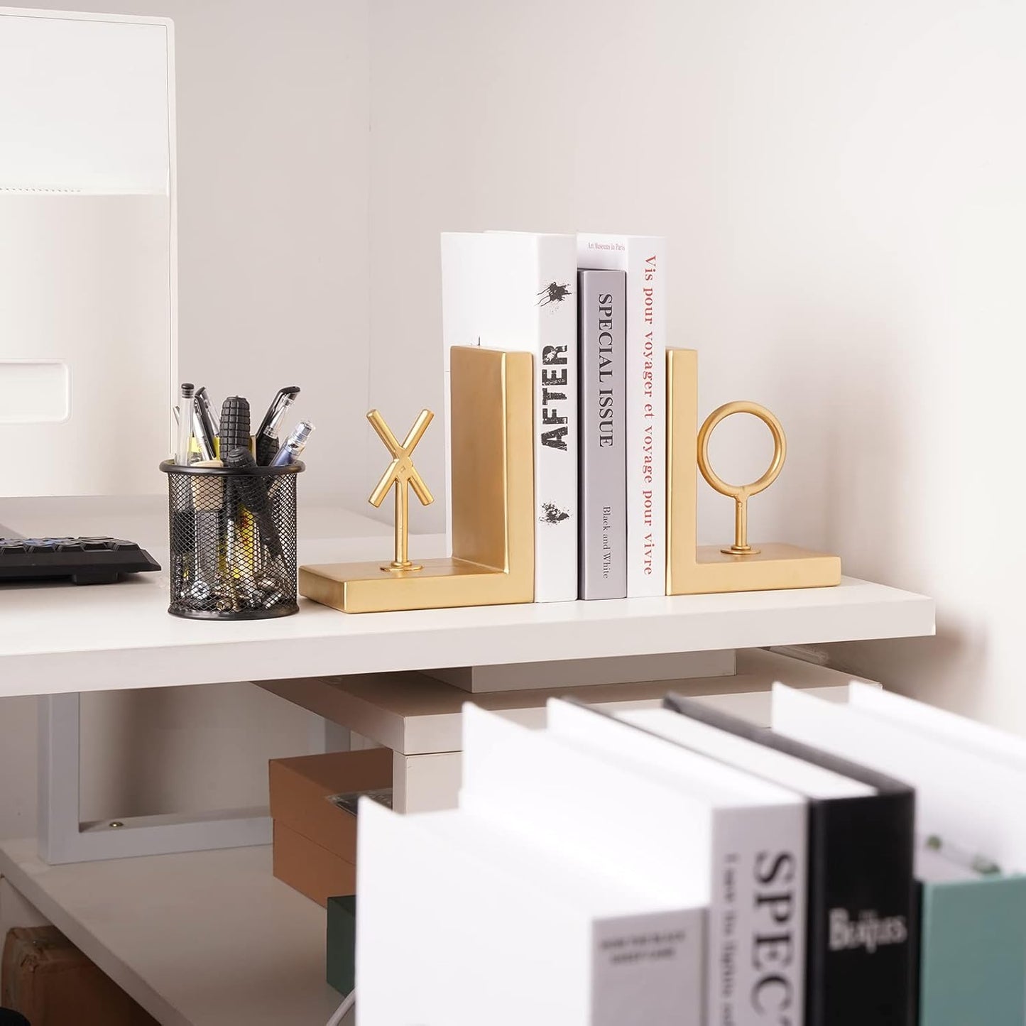 Decorative Metal Bookends