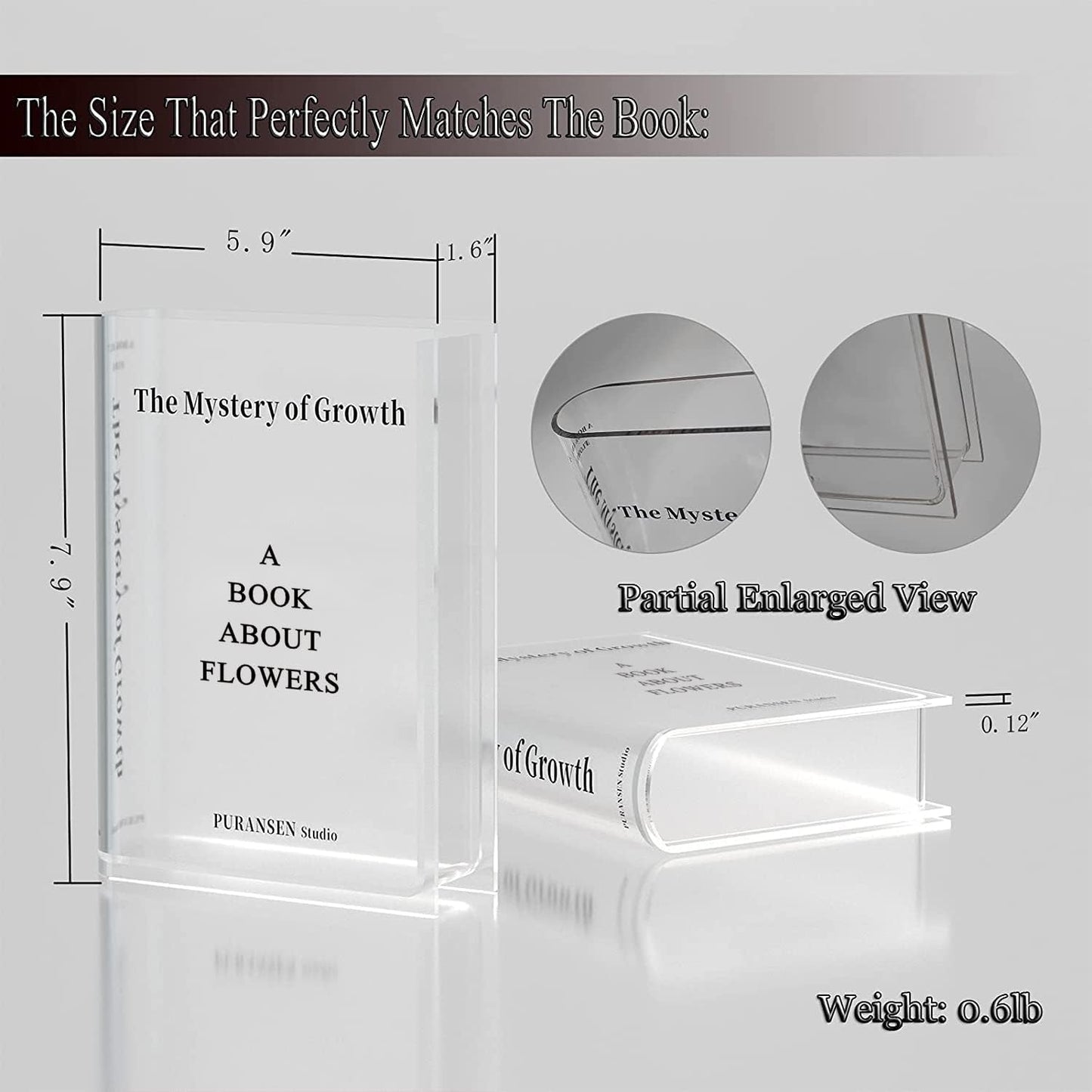 Decorative Bookend Vase