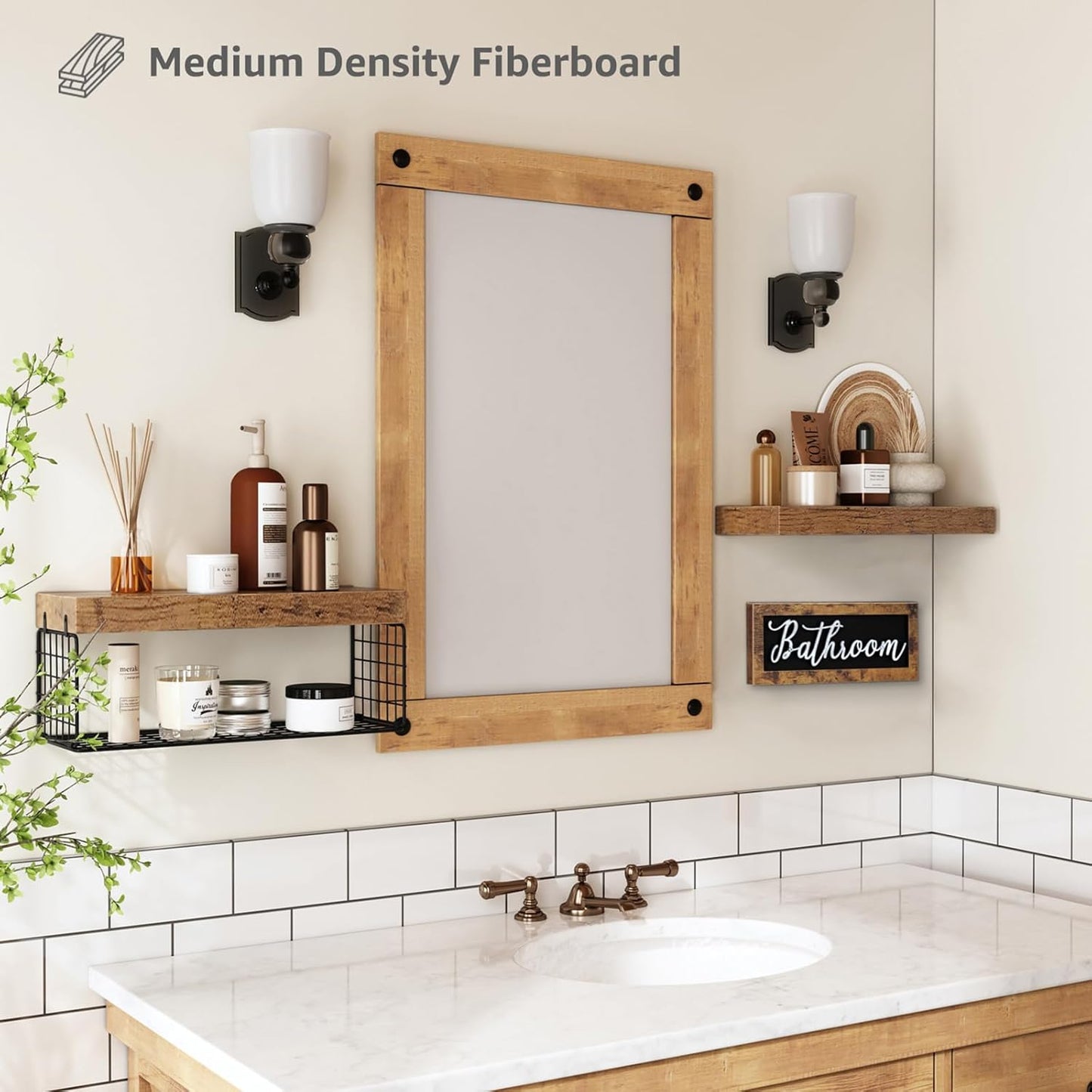 Bathroom Shelf Organizer Set