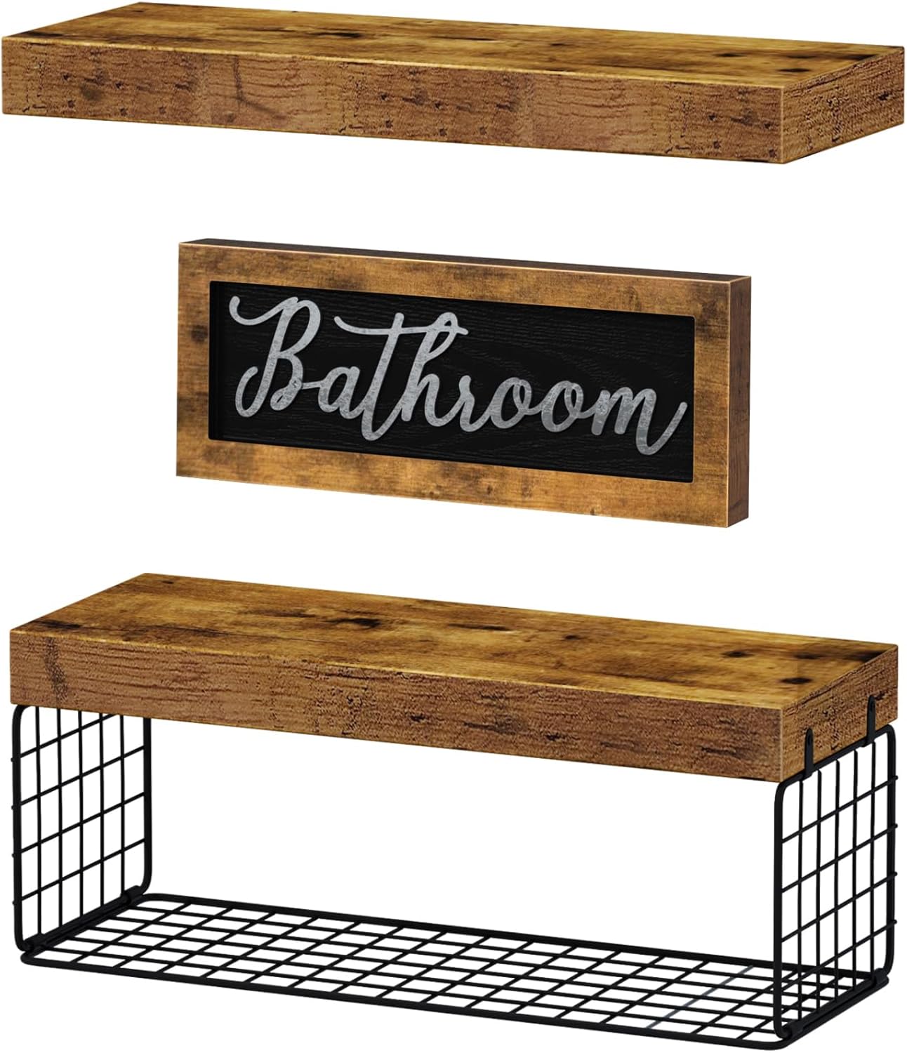 Bathroom Shelf Organizer Set