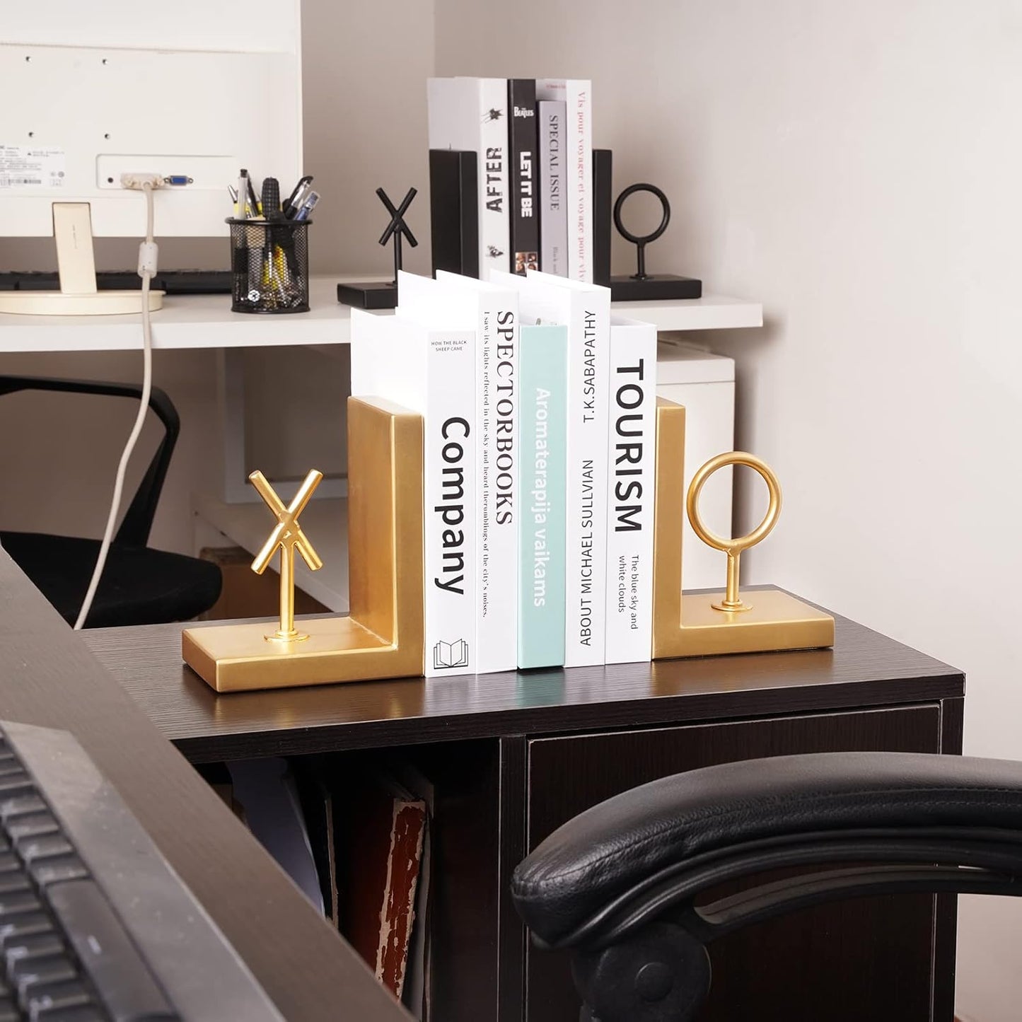 Decorative Metal Bookends