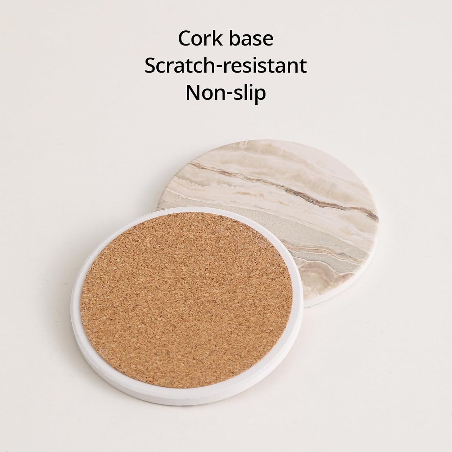 Absorbent Ceramic Coasters Set