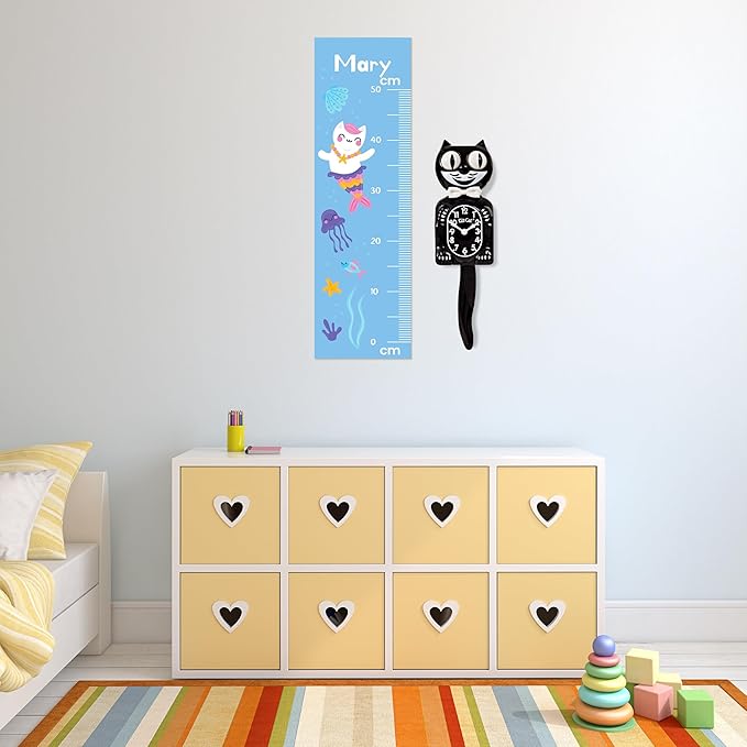 Classic Black Cat Wall Clock