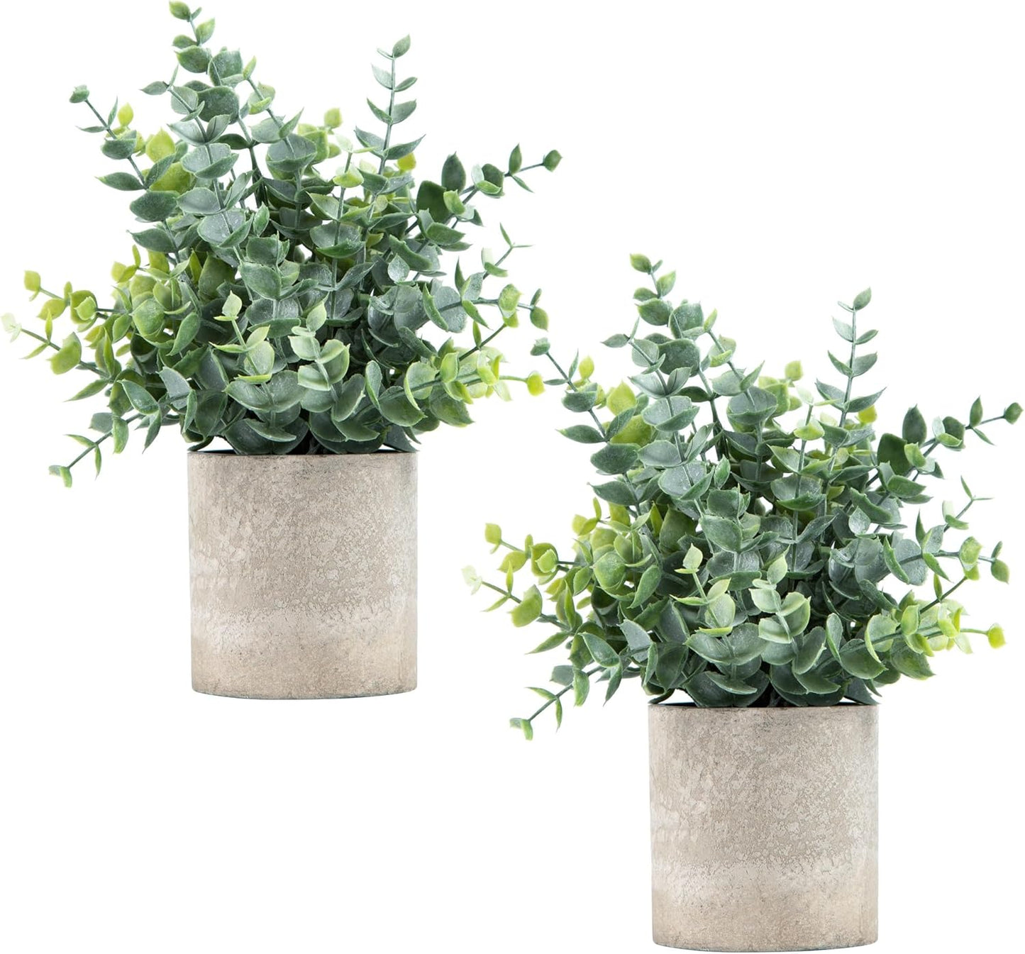 Artificial Eucalyptus Potted Plants – Set of 2