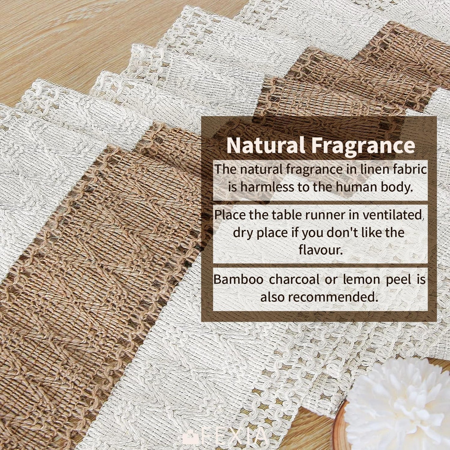 Boho Macrame Table Runner with Tassels – 72 Inches