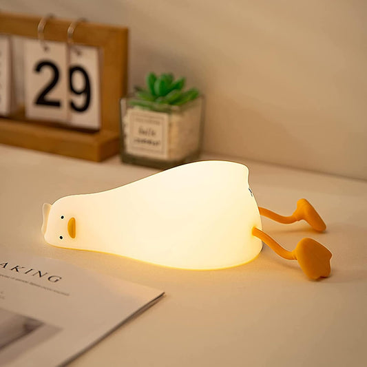 Duck-Shaped Silicone Night Light