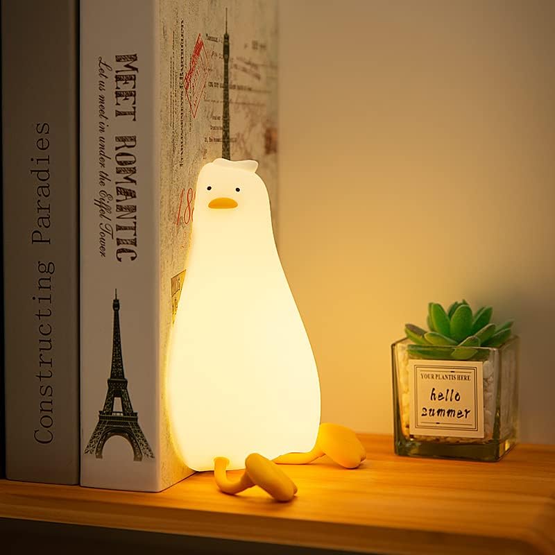Duck-Shaped Silicone Night Light