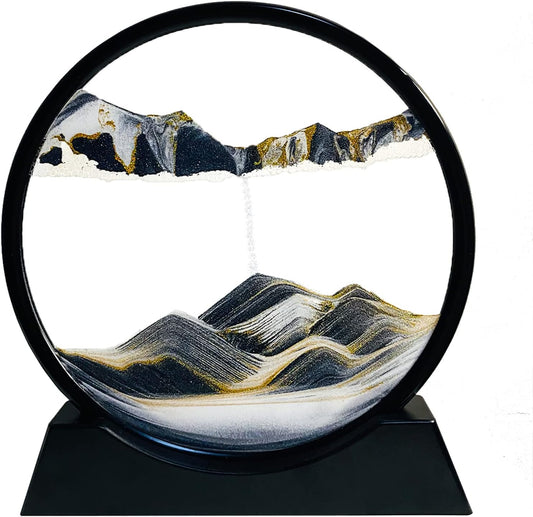 3D Deep Sea Sandscape Liquid Motion Decor