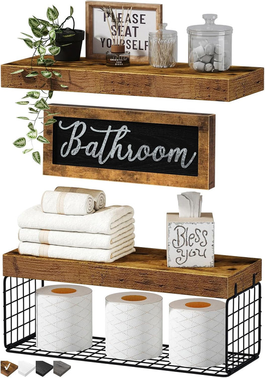 Bathroom Shelf Organizer Set