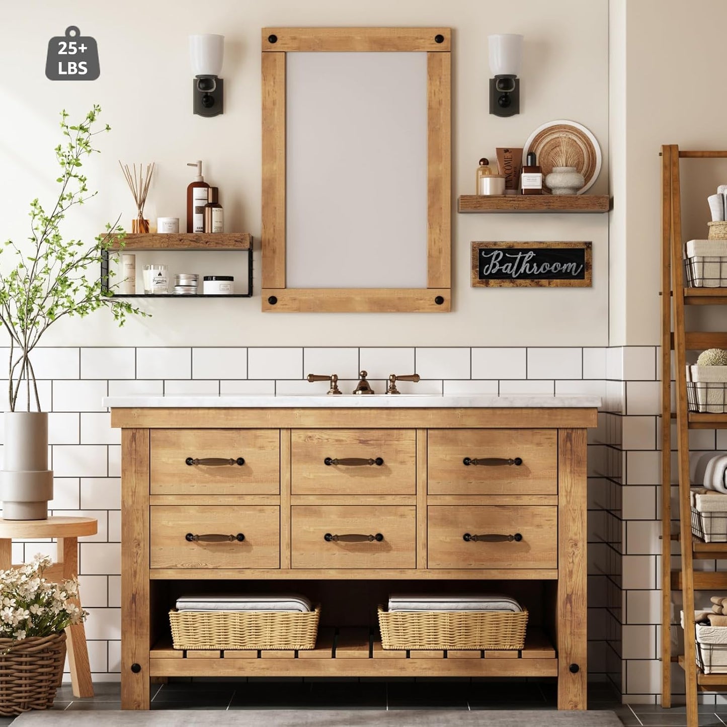 Bathroom Shelf Organizer Set