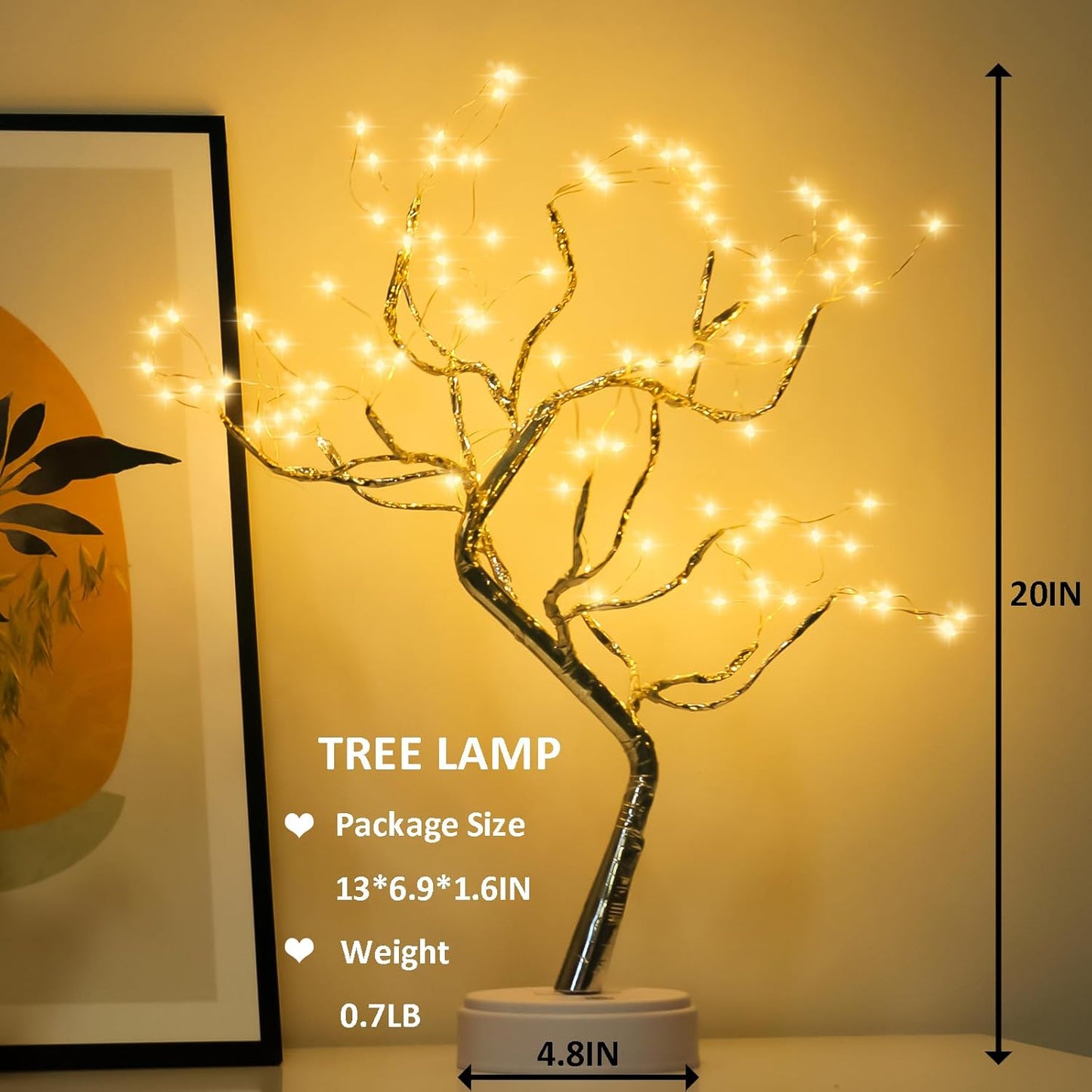 Tabletop Bonsai Tree Light 108 LED